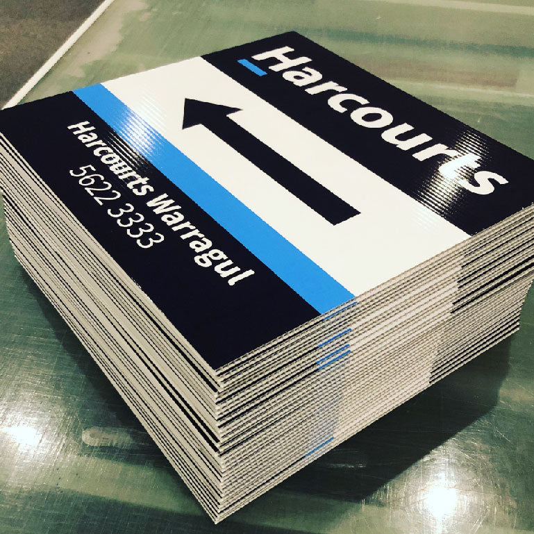 Corflute Signs with Custom Print