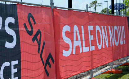 Fence Mesh Rolls- Printed - for Site Branding and Privacy