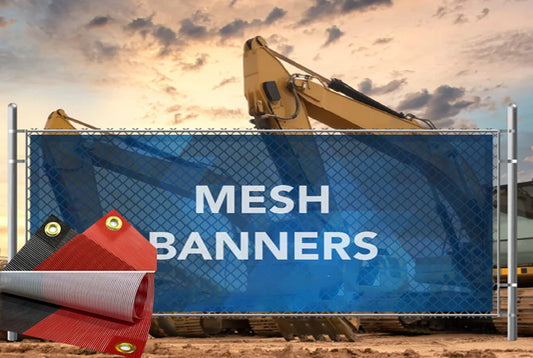 Fence Mesh Panels - Printed for Events and Site Branding