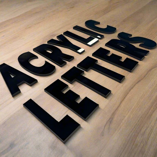 3D Laser Cut Acrylic Letters – Easy DIY Installation
