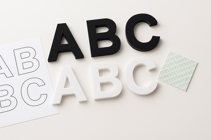 3D Laser Cut Acrylic Letters – Easy DIY Installation