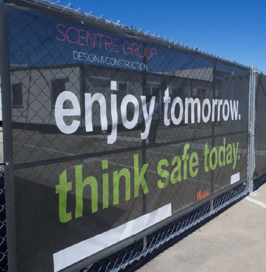 Fence Mesh Rolls- Printed - for Site Branding and Privacy