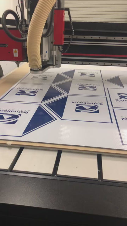 Corflute signs